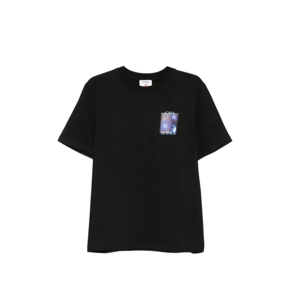 Casablanca Black T-Shirts & Vests - T-Shirts Men